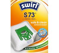 Swirl S73 - Bolsas para aspiradora Siemens y Bosch 10er pack de | Apto para, por ejemplo, Siemens VS07, VS M5.0, VS Q4.0, VS Q8.0, VS Z5.0, Z6.0, Z7.0, Bosch BGB45, BGB8, BGL45, BGL7, BGL8