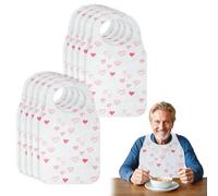 SwirlColor Correas para adultos para mujeres, correas para adultos a prueba de agua y aceite para hombres, delantales desechables ligeros para adultos, campamento de viaje, cocina, pintura