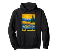 Swirling Art Swimmer Open Water Freestyle Sudadera con Capucha