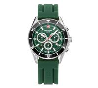 Swiss Alpine Military 7034.9 Reloj analógico de Cuarzo para Hombre con cronógrafo de Silicona