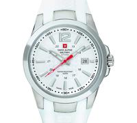 Swiss Alpine Military Reloj Deportivo para Hombre, Color Blanco, 70581833, 10 ATM, Fabricado en Suiza