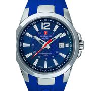 Swiss Alpine Military 7058.1835 Reloj Hombre 43mm Cuarzo Unisex Azul Plata 10...
