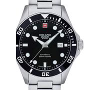 Swiss Alpine Military- Reloj de Hombre 7095.2137 Ventana de Fecha Pulsera de Acero Inoxidable- Accessories- unisex- Negro- ONE SIZE- Reloj de Hombre 7095.2137 Ventana de Fecha Pulsera de Acero Inoxida