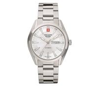 Swiss Alpine Military by Grovana 7090.2132SAM ETA 2836-2 - Reloj automático para hombre con correa de acero inoxidable y cristal de zafiro 10 ATM DayDate