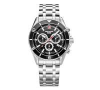 Swiss Alpine Military Reloj analógico de Cuarzo cronógrafo 7034.9 de Acero Inoxidable para Hombre