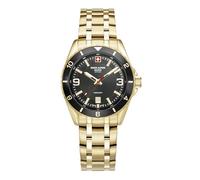 swiss alpine military Reloj analógico de cuarzo para hombre 7034.1117SAM acero inoxidable, Pulsera