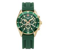 swiss alpine military Reloj analógico de cuarzo para hombre, cronógrafo, 7034.9814SAM de silicona, Correa