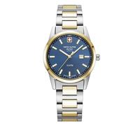 swiss alpine military Reloj analógico de cuarzo para mujer, acero inoxidable 77767.1, pulsera