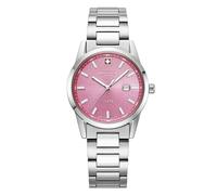 swiss alpine military Reloj analógico de cuarzo para mujer, acero inoxidable 77767.1, pulsera
