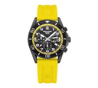swiss alpine military Reloj cronógrafo analógico de cuarzo 7029.9 de silicona para hombre, Sw/Silicona/Sw Yellow - 9878sam, Correa