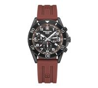 Swiss Alpine Military Reloj cronógrafo analógico de cuarzo para hombre 7029.9876SAM silicona, Correa