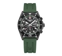Swiss Alpine Military Reloj de pulsera analógico de cuarzo para hombre 7029.9 de silicona, Sw/Silicona/Sw-green - 9874sam, Correa.