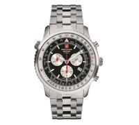 Swiss Alpine Military Reloj Hombre Cronógrafo Cuarzo Analógico 7078.9137SAM Inox