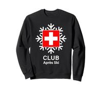 Swiss Après Ski Club Diseño Copo de Nieve Sudadera
