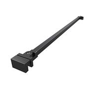Swiss Aqua Technologies - Brazo de montaje walk-in para pared de ducha de 120 cm, negro (ZAV3C) - ZAV3C