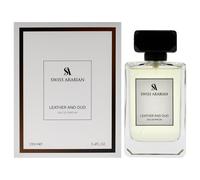 Swiss Arabian Leather & Oud Eau de Parfum Unisex 100 ml - Una majestuosa mezcla de lavanda, cuero y oud - Aroma unisex audaz, amaderado y ámbar