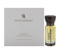 Swiss Arabian Private Frankincense Aceite de Perfume Concentrado Unisex de 12ML: una Mezcla majestuosa de Incienso, oudh y Madera de Cedro, para Verdaderos conocedores