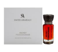 Swiss Arabian Secret Frankincense de 12ML: Aceite de Perfume Concentrado Unisex Incienso majestuoso con Rosa, jazmín y oudh: un Aura Dorada Atemporal