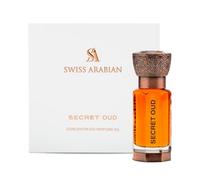 Swiss Arabian Secret Oud - Aceite de perfume concentrado unisex, 12 ml - Mezcla fascinante de rosa, Oud cálido y ámbar sensual - Un aroma cautivador y duradero