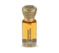 Swiss Arabian Shaghaf Oud Azraq Aceite de Perfume Concentrado Unisex de 12ML: una Lujosa Mezcla de Miel, Oud y Cuero: Fragancia de Oud de ámbar Dorado