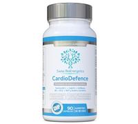 Swiss BioEnergetics CardioDefence CoQ10 D-Ribosa L-Carnitina 90 Cápsulas | Complejo CardioDefence con CoQ10, D-ribosa, acetil-L-carnitina, vitaminas B y MCT; envase de 90 cápsulas.