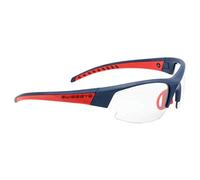 Swiss Eye Gardosa Re+ - Gafas deportivas (talla M), color azul oscuro mate y rojo