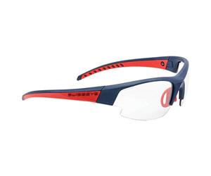 Swiss Eye Gardosa Re+ - Gafas deportivas (talla M), color azul oscuro mate y rojo