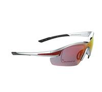 Swiss Eye Sport Gafas Novena S RX, Todo el año, Color Silver Matt/Red, tamaño Talla única