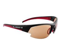 Swiss Eye Sportbrille Gardosa Re+ Gafas Deportivas, Unisex Adulto, Negro Mate y Rojo, Talla única