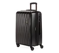 Swiss Gear 7272 Energie Hardside - Equipaje expandible con Rueda giratoria, Black, Checked-Medium 24-Inch, 7272 Energie Hardside - Equipaje expandible con Ruedas giratorias