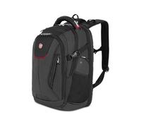 Swiss Gear Mochila para portátil, Negro/Rojo W/Lock, L