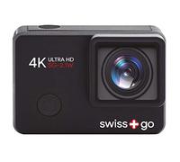 SWISS + GO Aventura 4K Videocámara SG-4.1W Ultra HD WiFi 20MP Touch 2" 10M SOMM