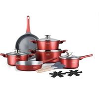 Swiss Haus Batería de cocina 14 piezas todos fuegos incl. inducci...
