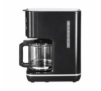 SWISS HAUS - Cafetera de filtro Lake Collection - Pantalla LED, temporizador, sistema antigoteo, jarra de vidrio, filtro permanente de nailon, 1000 W - 1,5 L - Negro mate SH-CM2315