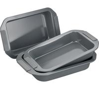 Swiss Haus Set 3 fuentes horno 35-37-39cm Basel Premium Gris