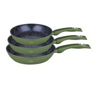 Swiss Haus Set 3 Sarténs freír todos fuegos incl. inducción Verde