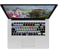 Swiss Keyboard Cover - Funda Suiza para Teclado (imágenes Cortas - Calidad y Velocidad ilimitadas - Suave y cómodo para teclados) para MacBook Air 13 y Pro 2008 +, Color Negro