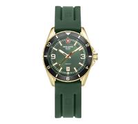 Swiss Military Alpine 7034.1818SAM Reloj Analógico Hombre Cuarzo Silicona Verde