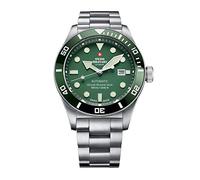 Swiss Military by Chrono Reloj para Hombre Movimiento Automático con Pulsera de Metal de Acero Inoxidable Reloj Analogico Hombre Plateado SMA34075.03