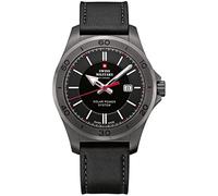 Swiss Military by Chrono Sms34074.gy1lbk Reloj para Hombre Analógico de Cuarzo con Brazalete de Piel de Vaca SMS34074.04