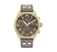 SWISS MILITARY HANOWA Reloj analógico con esfera gris para hombre-SMWGC0000410, Gris, Contemporáneo