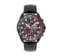 Swiss Military Hanowa Reloj Analógico para Hombres de Cuarzo Suizo con Correa en Cuero SMWGC0001832