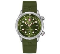 Swiss Military Hanowa Reloj de cuarzo Breakwater cuarzo 30 ATM, verde, onesize
