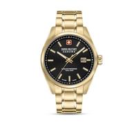 Swiss Military Hanowa - Reloj Pioneer para Hombre, de 41 mm de diámetro, con Correa de Acero Inoxidable y Cristal de Zafiro