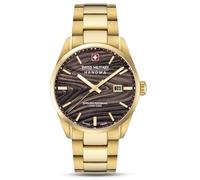 Swiss Military Hanowa SMWGH0006010 Golden Beech - Reloj de Pulsera para Hombre, Correa de Acero Inoxidable, Cristal de Zafiro