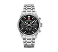Swiss Military Hanowa SMWGI0003102 Airman First Class - Reloj para Hombre con Correa de Acero y Cristal de Zafiro