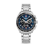 Swiss Military Hanowa SMWGI0003303 Defender - Reloj de Pulsera para Hombre con Correa de Acero, Cristal de Zafiro