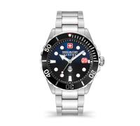 SWISS MILITARY Reloj Analógico para Hombre de Cuarzo con Correa en Acero Inoxidable SMWGH2200302