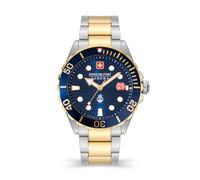 SWISS MILITARY Reloj Analógico para Hombre de Cuarzo con Correa en Acero Inoxidable SMWGH2200302