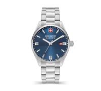 Swiss Military SMWGH2200302 - Reloj analógico de Cuarzo para Hombre con Correa de Acero Inoxidable, Plata, Sporty & Elegant